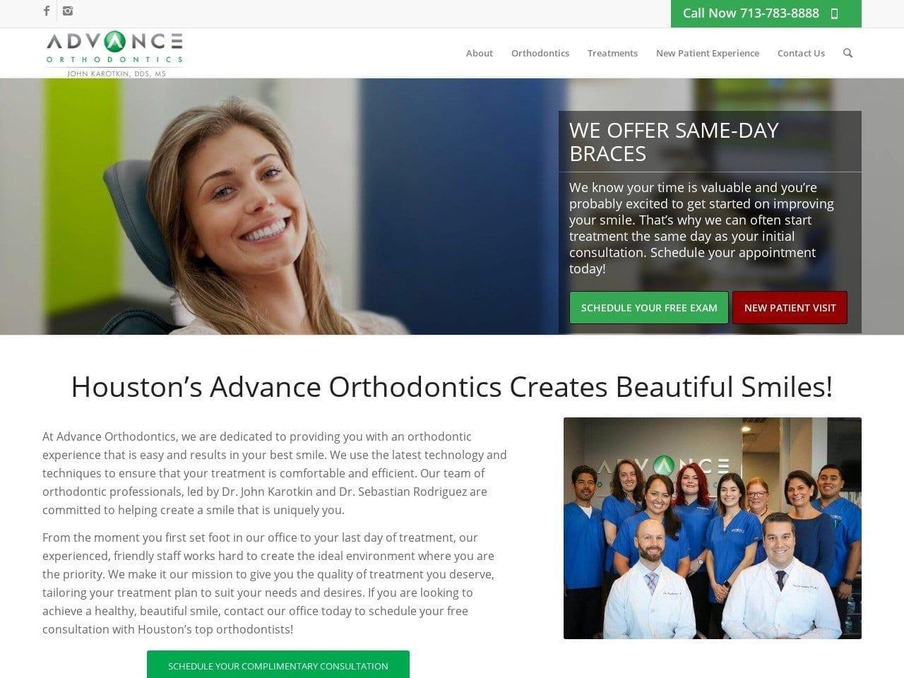 Advance Orthodontics screenshot