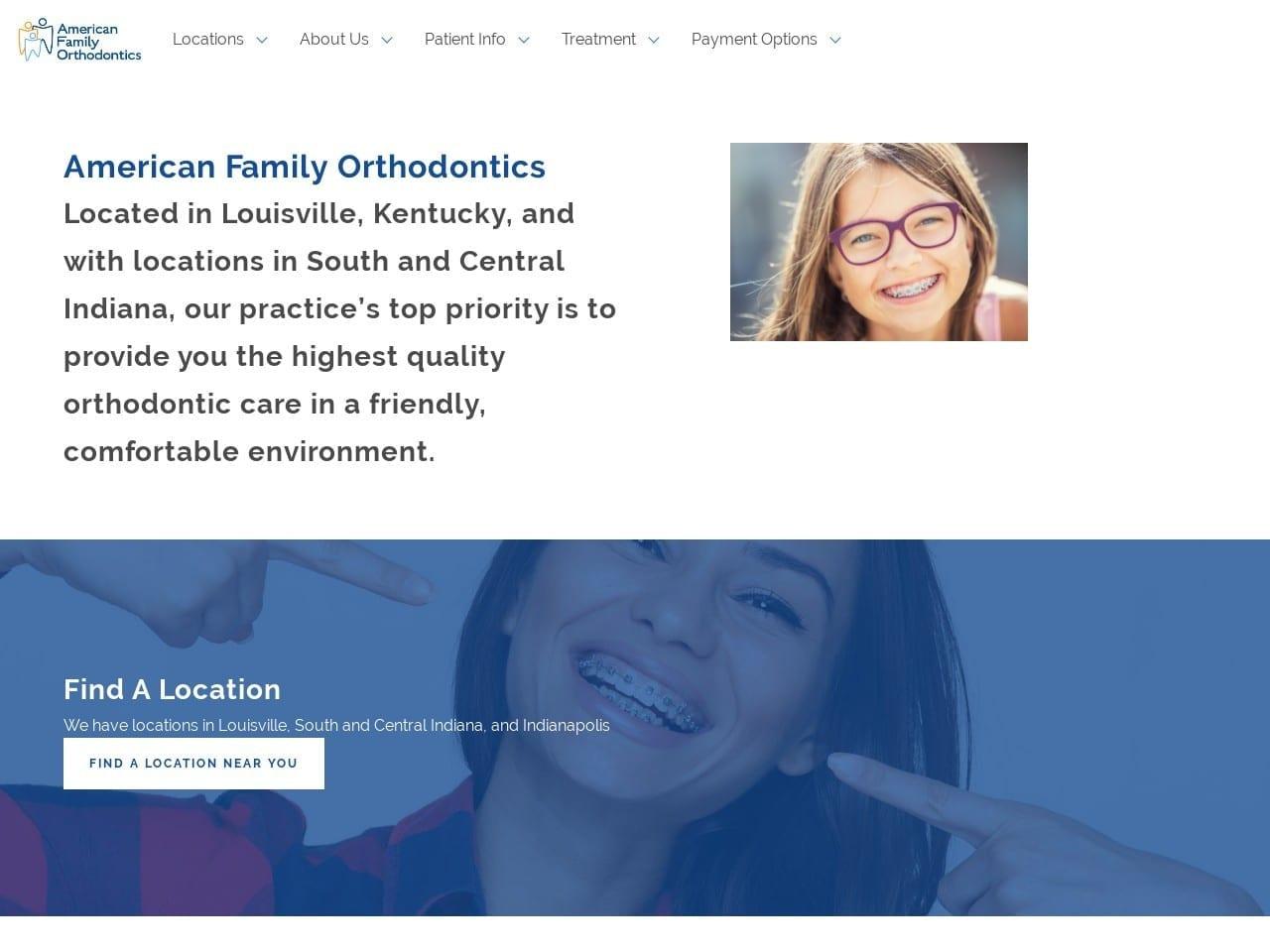 American Family Orthodontics screenshot
