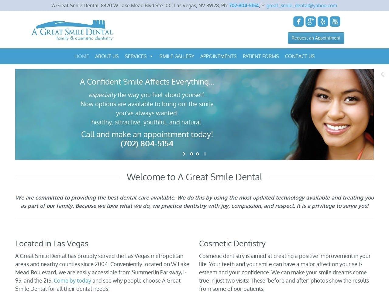 A Great Smile Dental screenshot