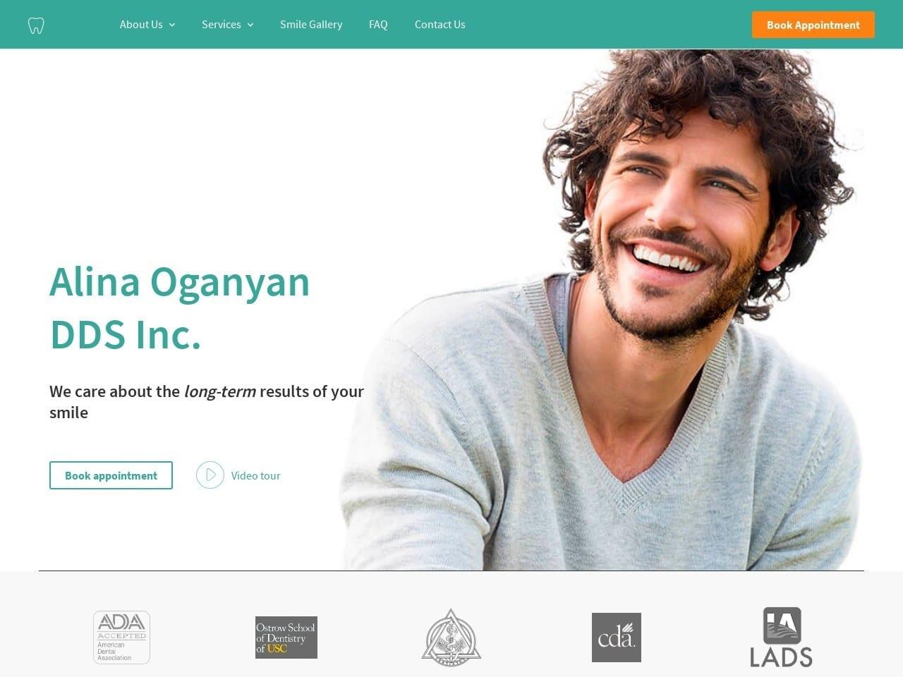 Oganyan Alina DDS screenshot