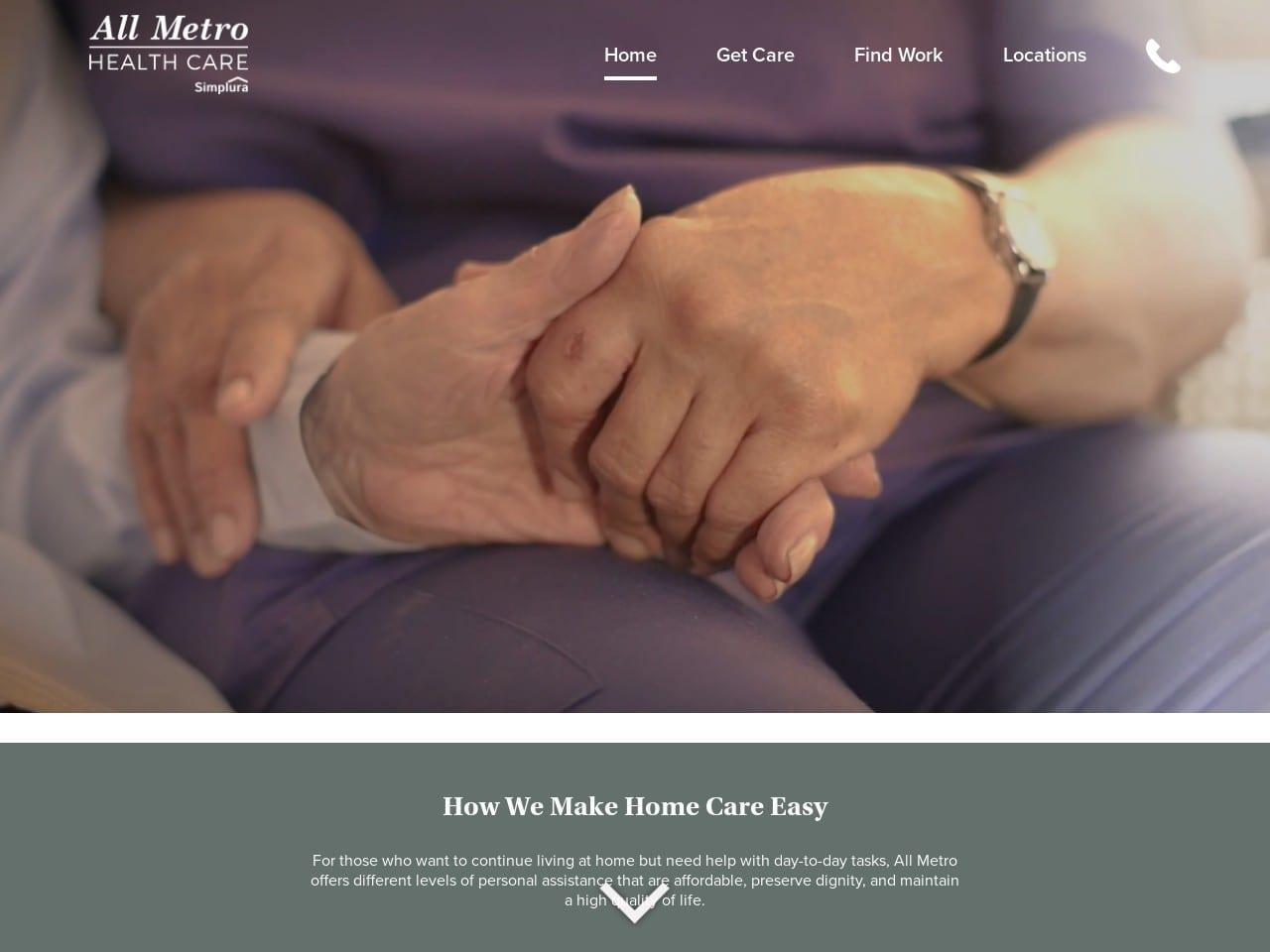 All Metro Healthcare Inc Schlang Elliot P DDS screenshot