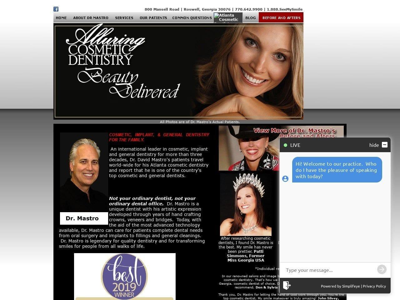 Dr. David M Mastro DDS screenshot