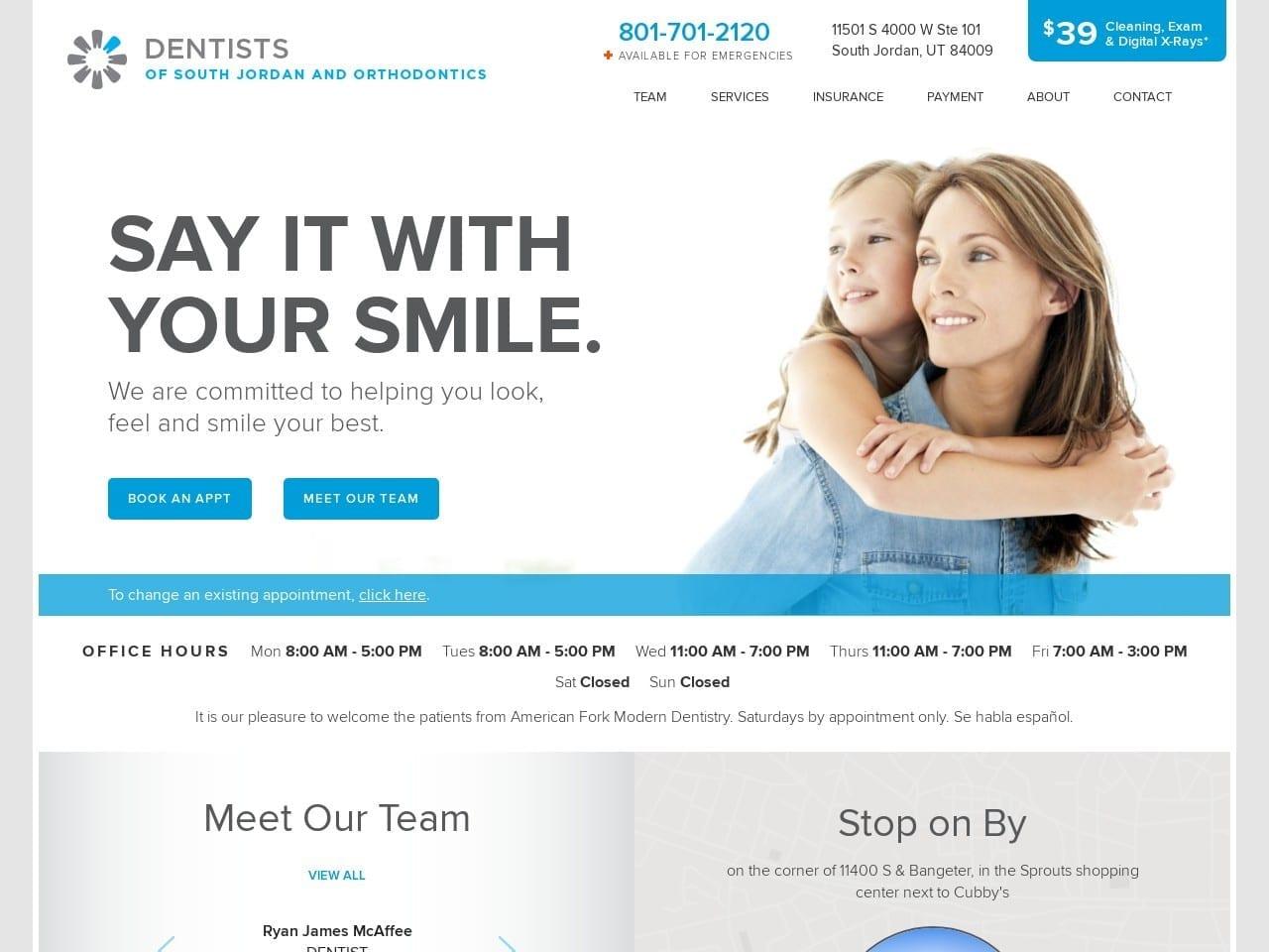American Fork Modern Dentist screenshot