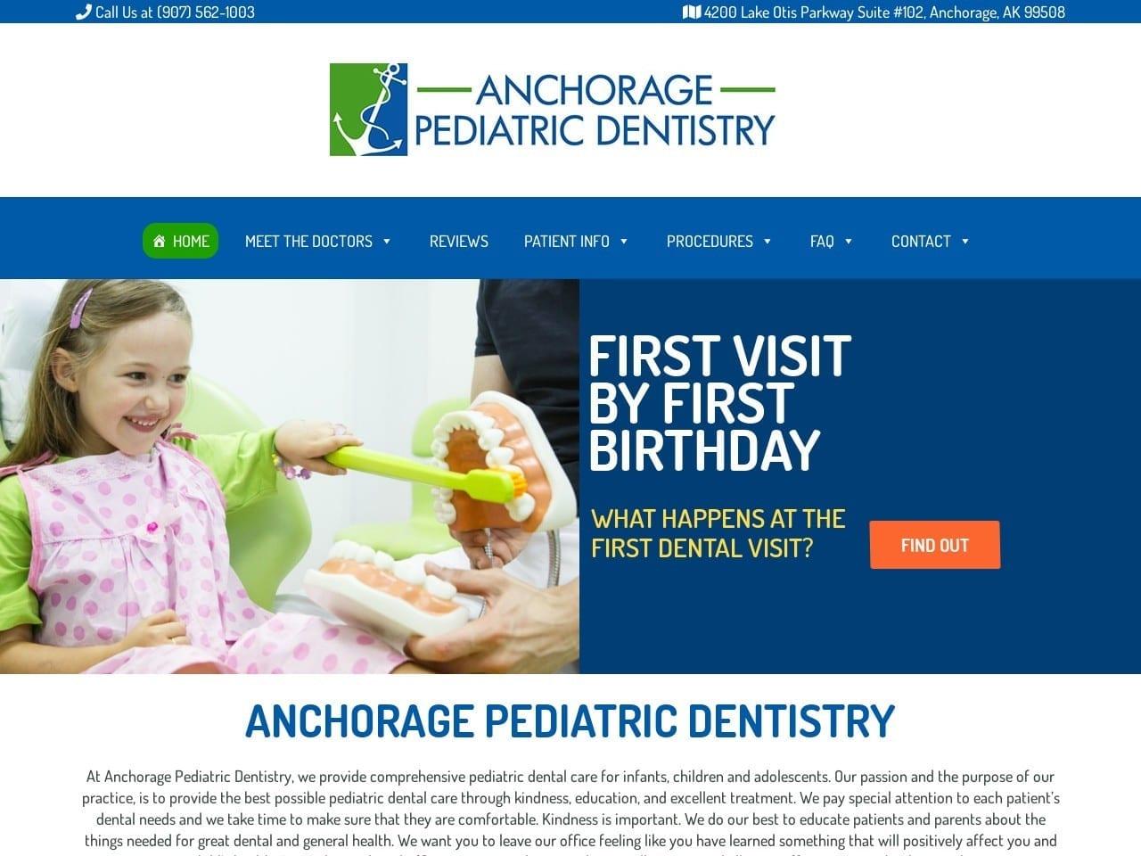 Anchorage Pediatric Dentist screenshot