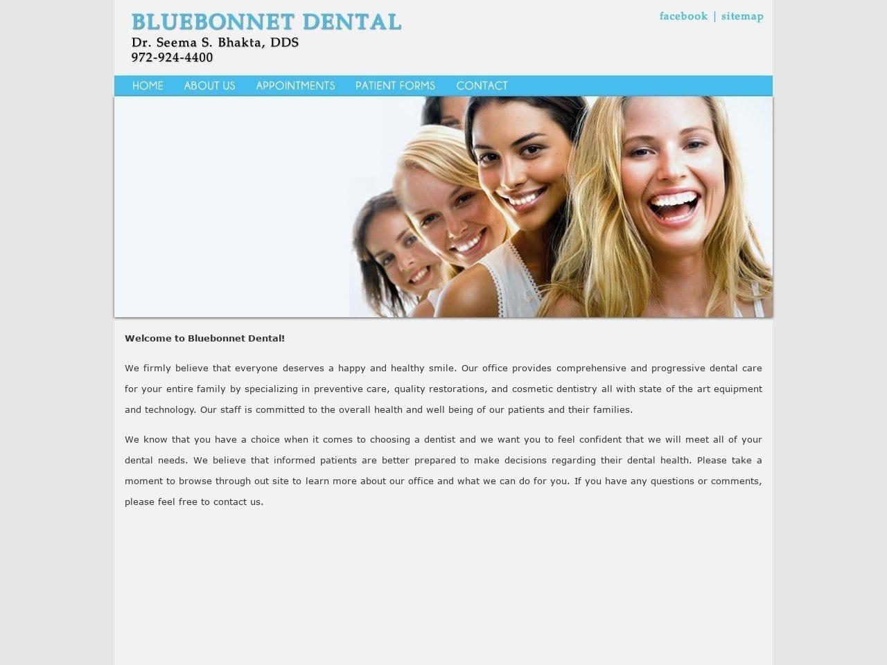 Bluebonnet Dental screenshot