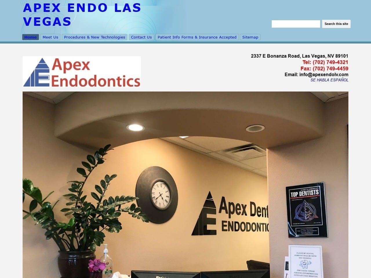 Apex Endodontics Of Las Vegas screenshot