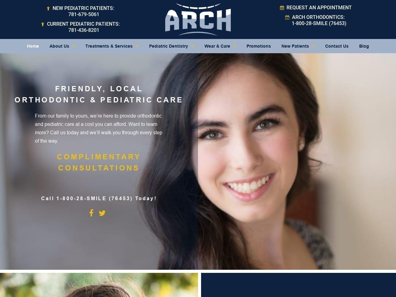 ARCH Orthodontics screenshot