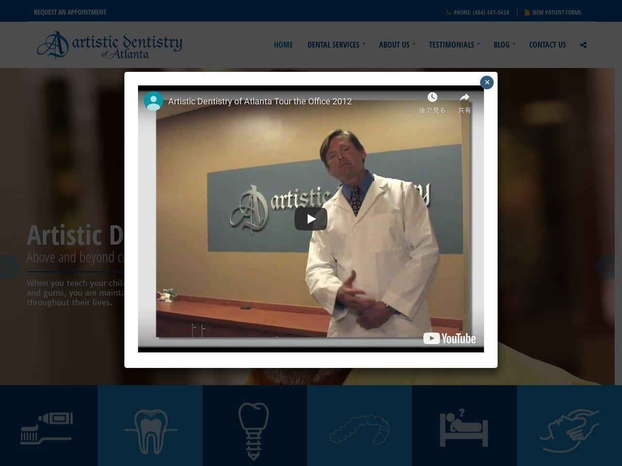 Artistic Dentistry of Atlanta screenshot