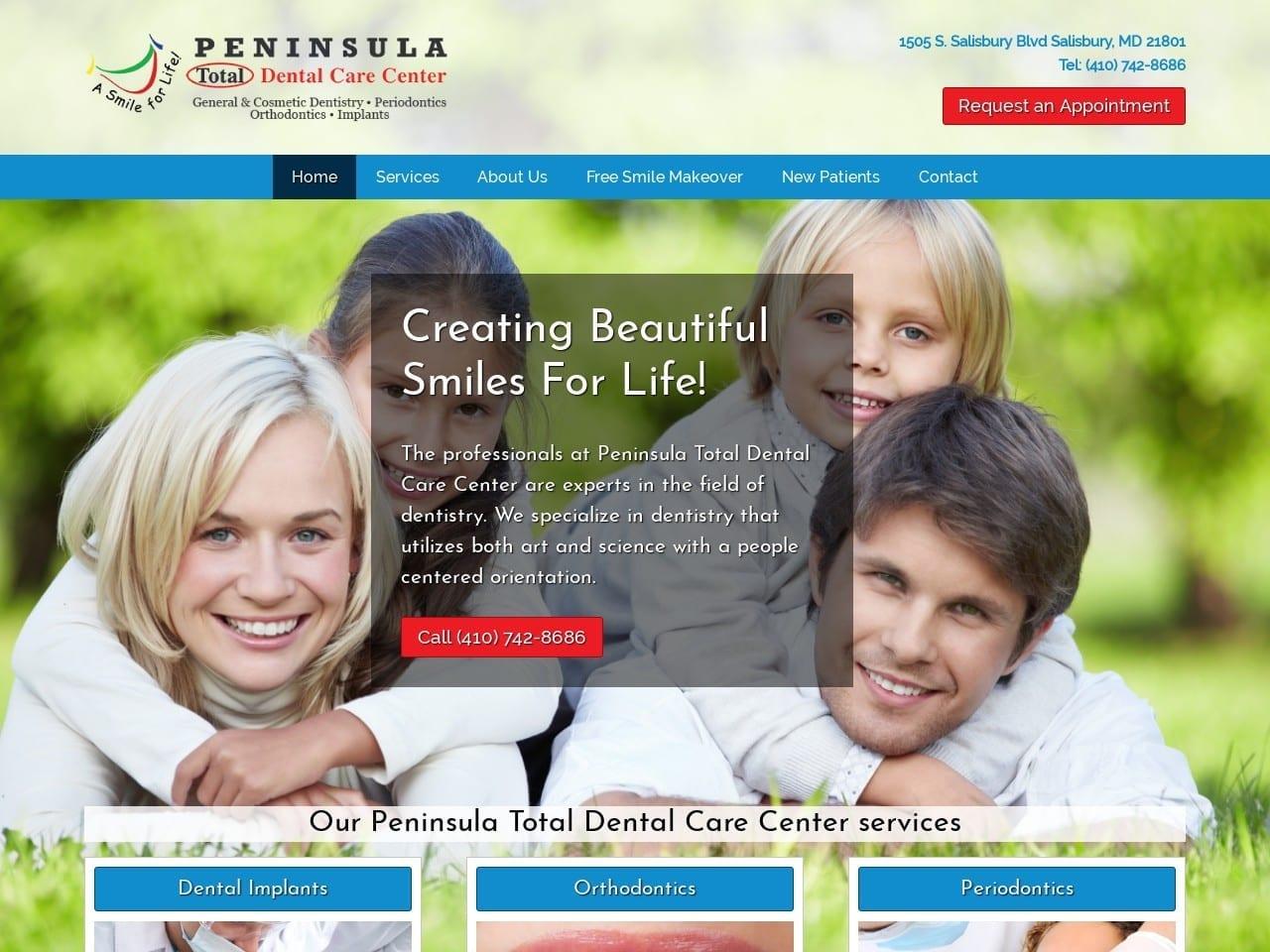 Peninsula Periodontics & Orthodontics screenshot