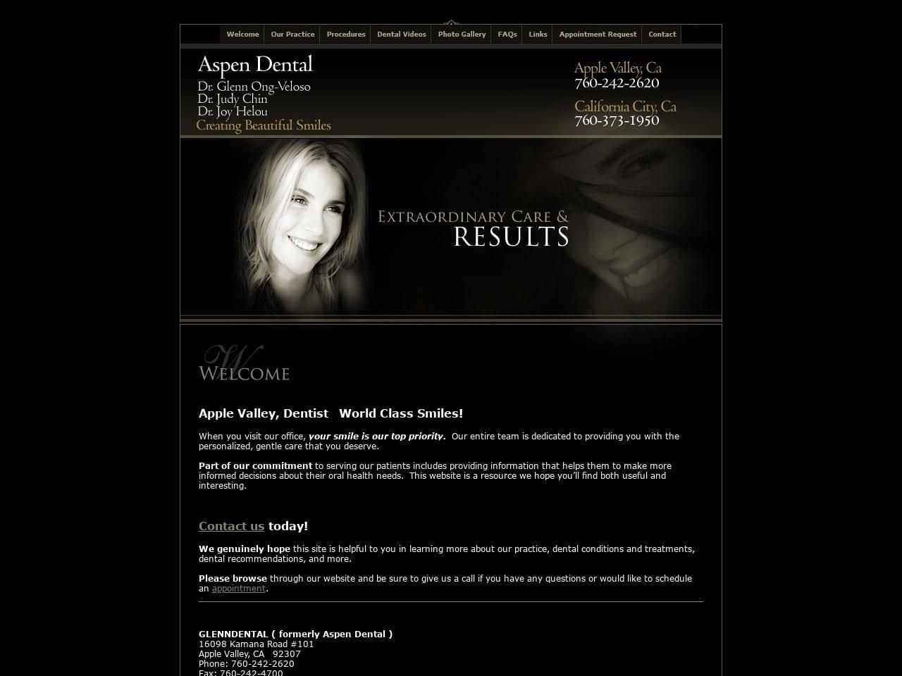 Aspen Dental Group screenshot