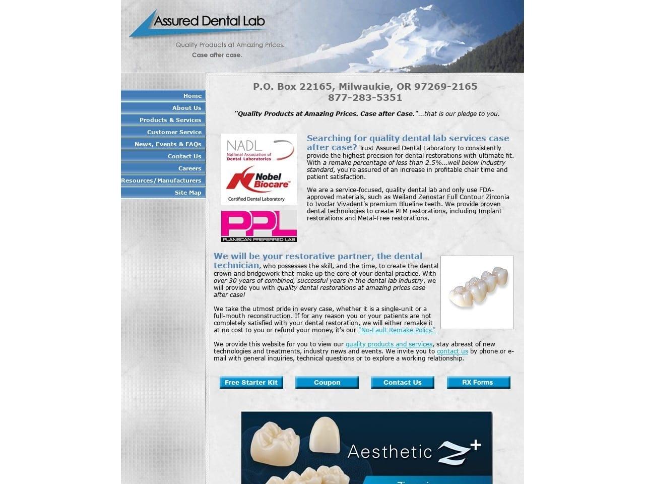 Assured Dental Lab screenshot