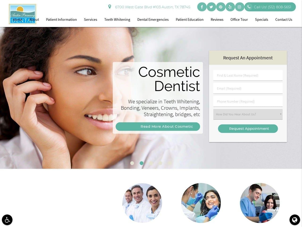 Austin Primary Dental Inc Kyatam Jayashree DDS screenshot