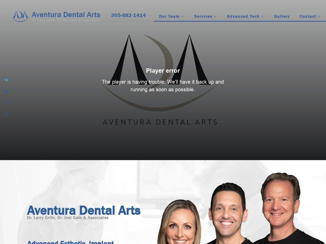 Aventura Dental Arts screenshot