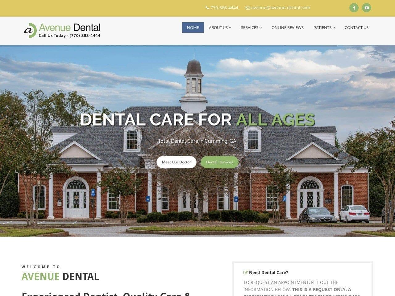 Avenue Dental screenshot