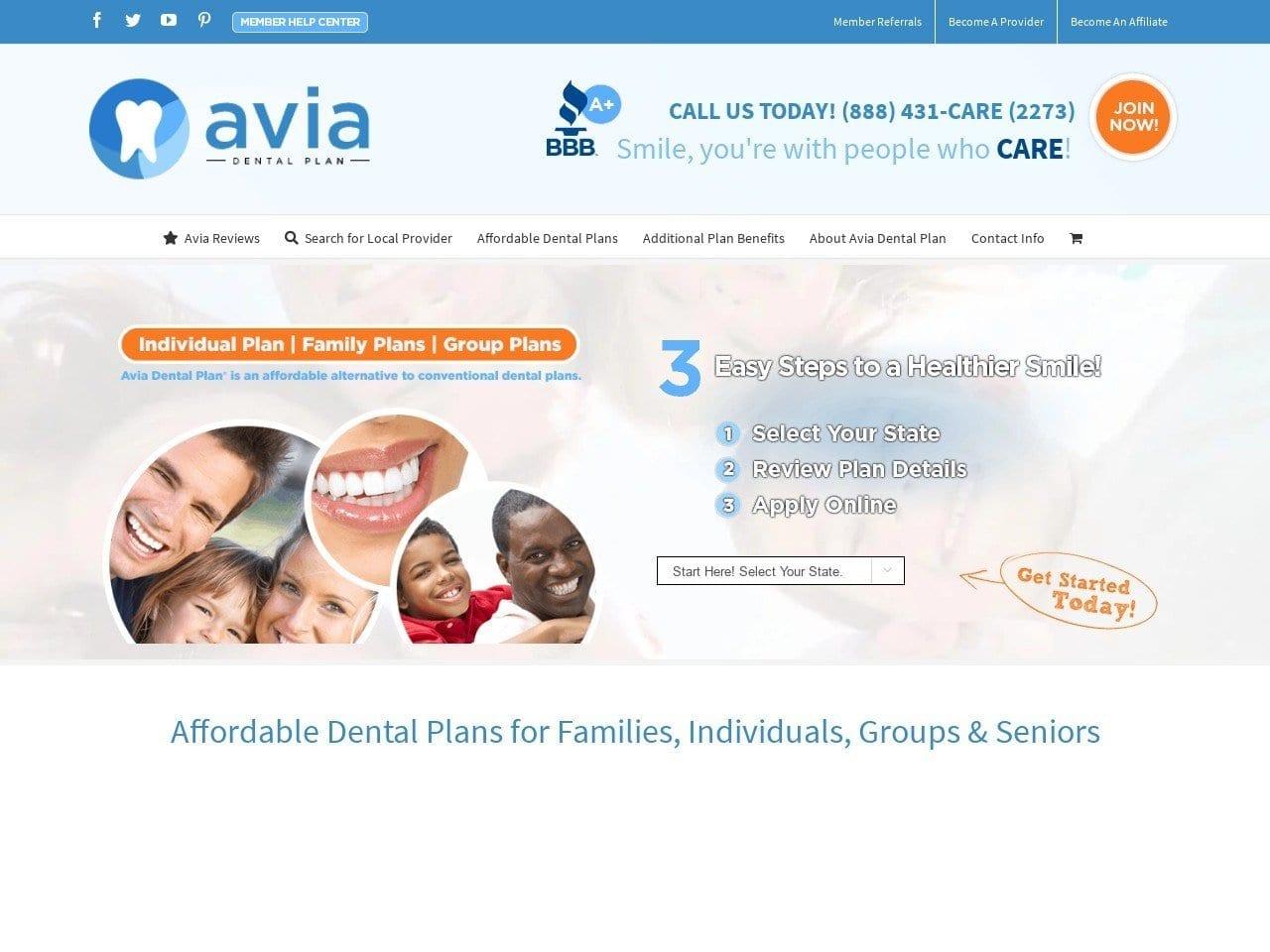 Avia Dental Plan Inc screenshot