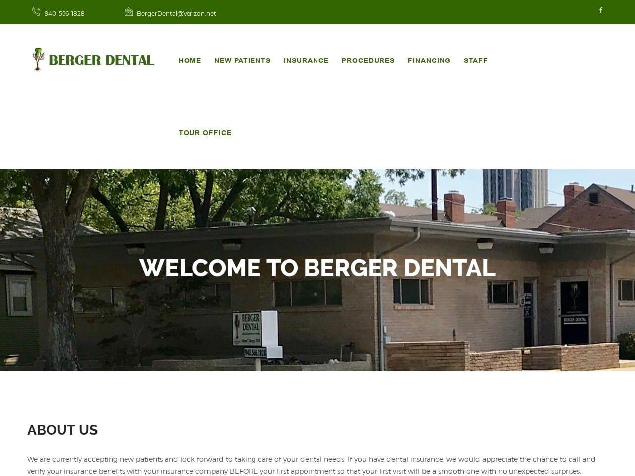 Berger Dental screenshot