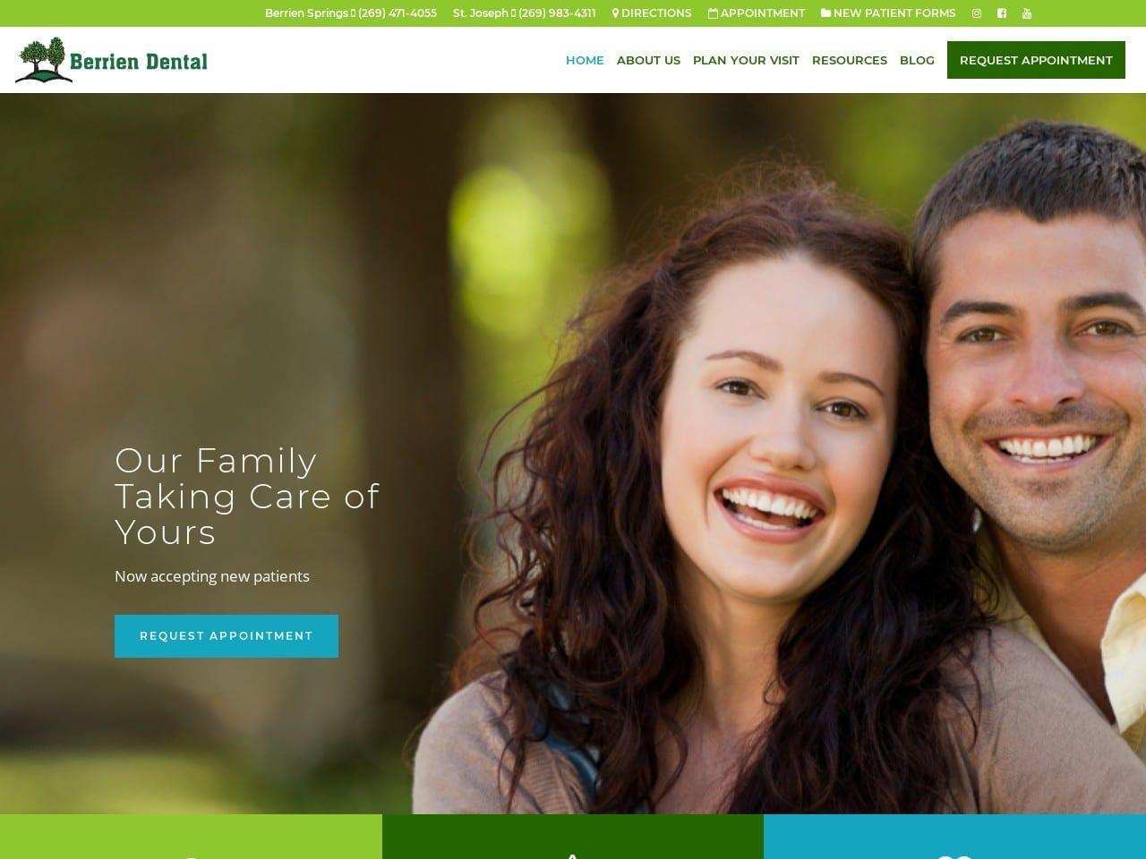 Berrien Dental screenshot