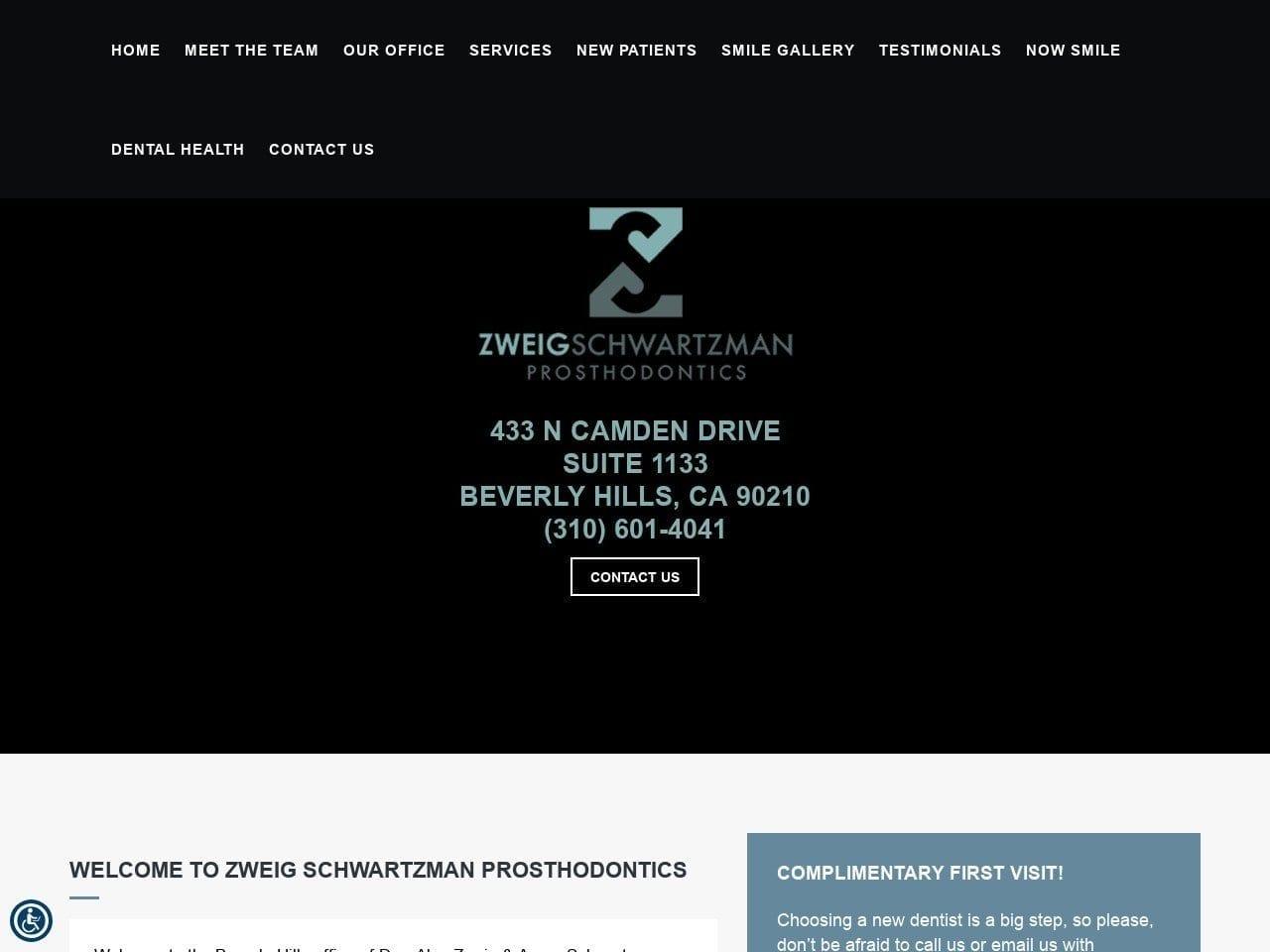 Dr. Alan E. Zweig screenshot