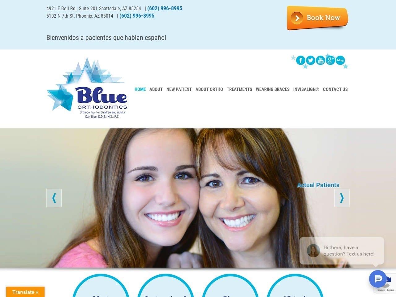 Blue Orthodontics screenshot