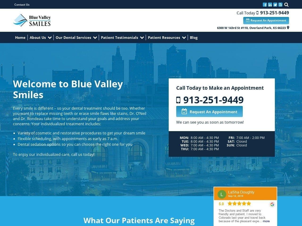 Blue Valley Smiles screenshot