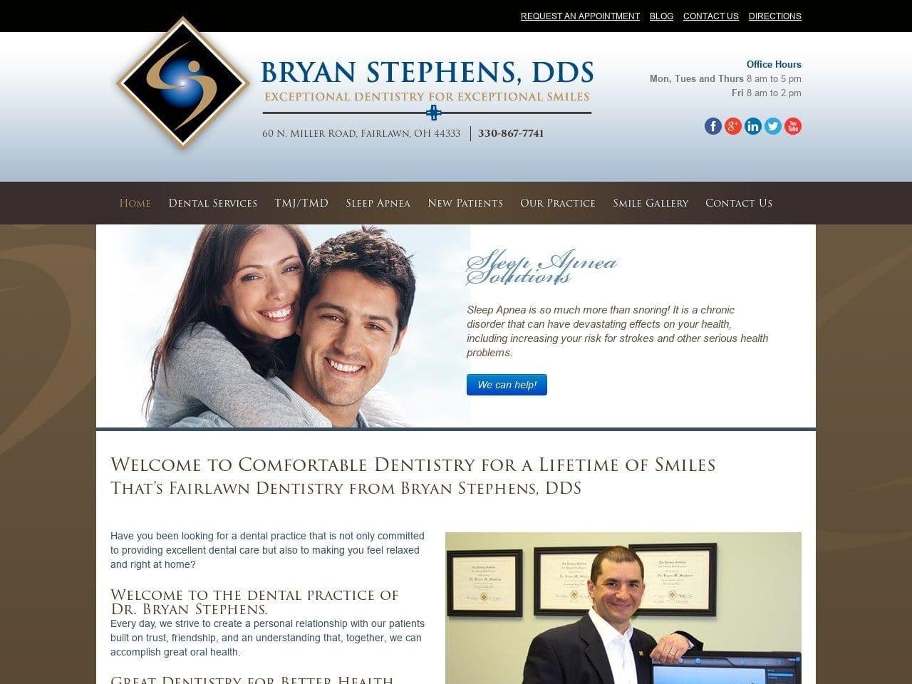 Dr. Bryan M. Stephens DDS screenshot