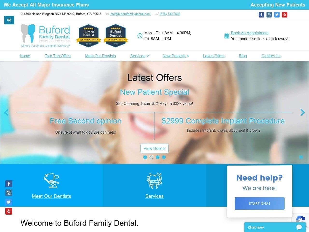 Buford Family Dental screenshot