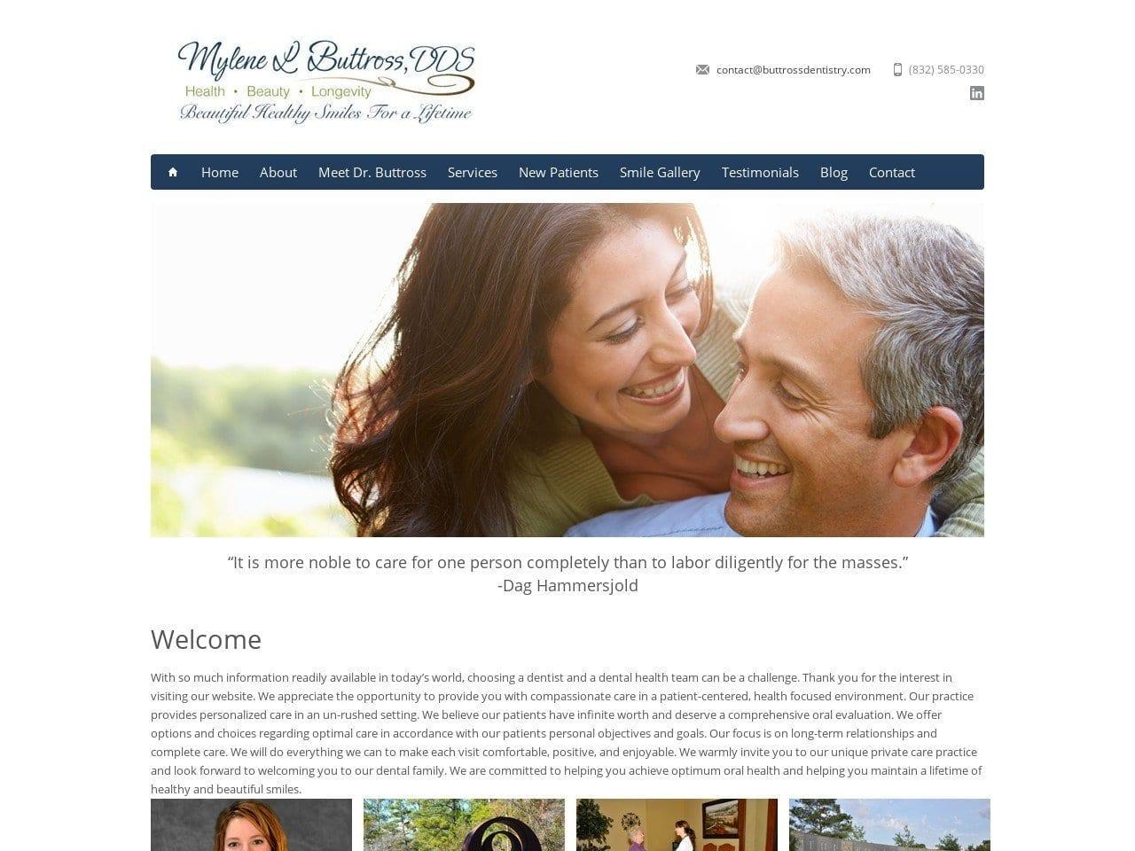 Mylene L. Buttross, D.D.S. screenshot
