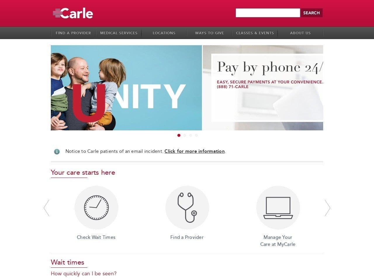 Carle Physicians Group screenshot