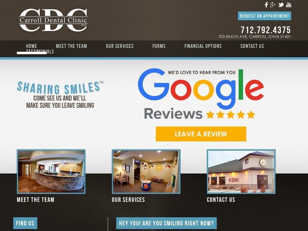 Carroll Dental Clinic screenshot