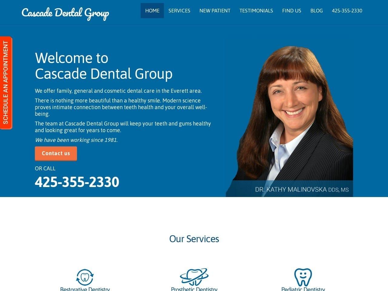Cascade Dental Group screenshot