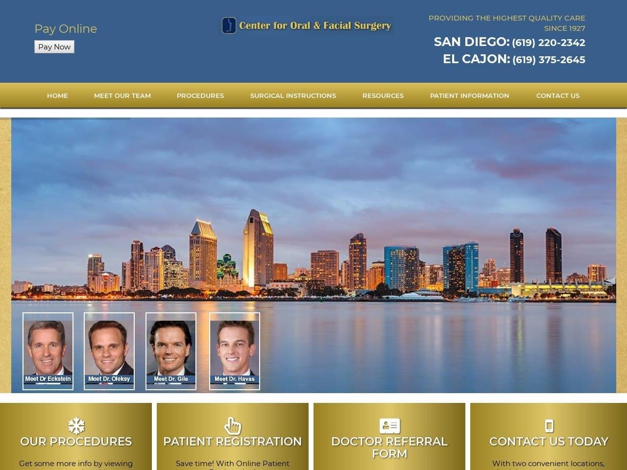 Center For Oral & Facial Surgery screenshot