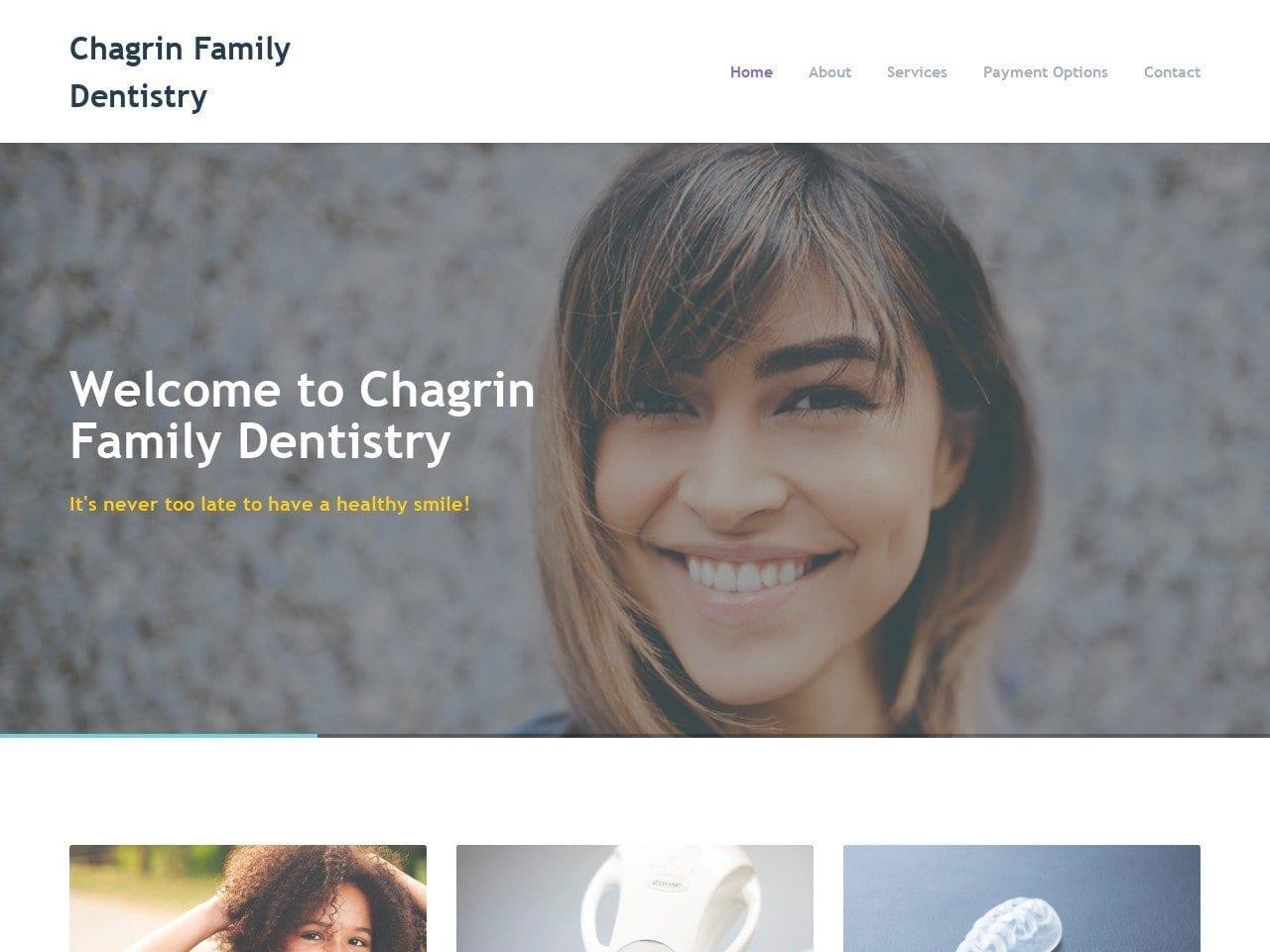 Chagrin Family Dentist screenshot