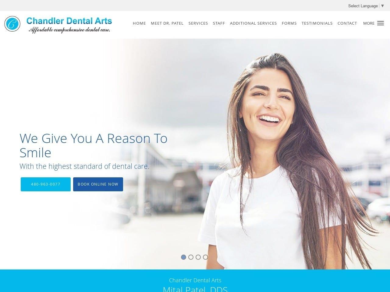 Chandler Dental Arts screenshot