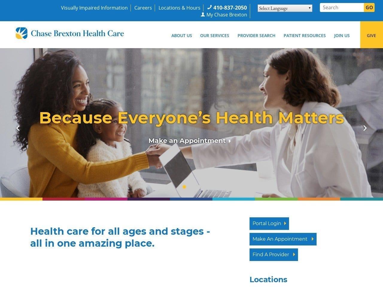 Chase Brexton Health Services Rao Neuthan MD screenshot