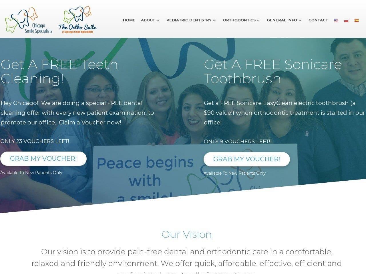 Chicago Smile Specialists screenshot