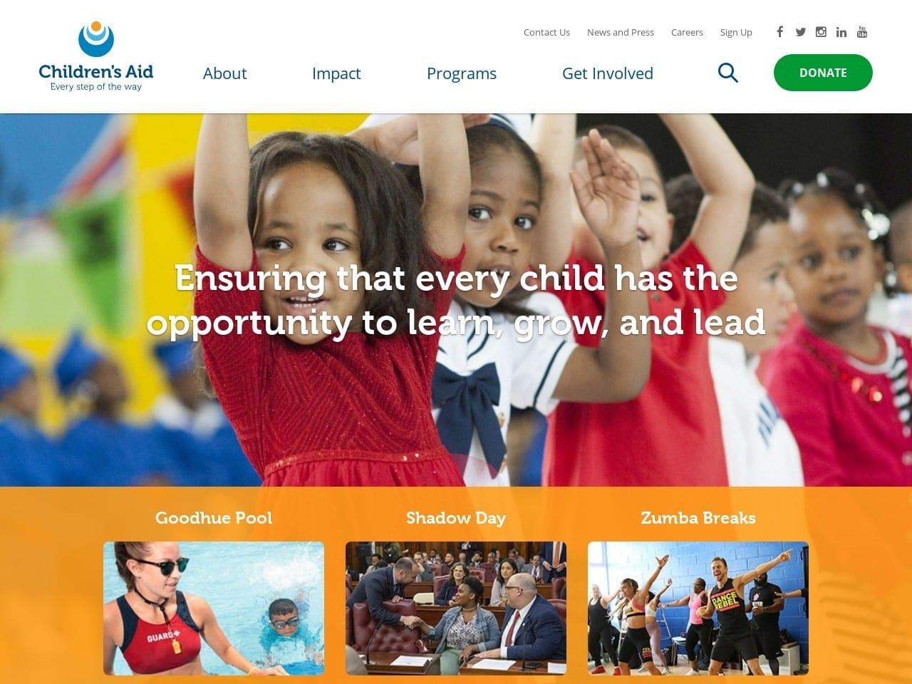 Childrens Aid Society Espiritu Domingo L DDS screenshot