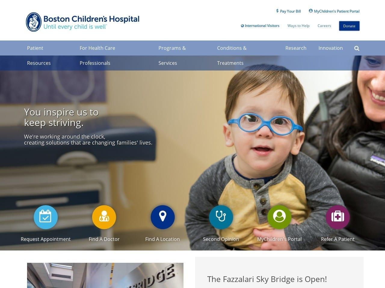 Childrens Hospital Boston Chase Isabelle I DDS screenshot
