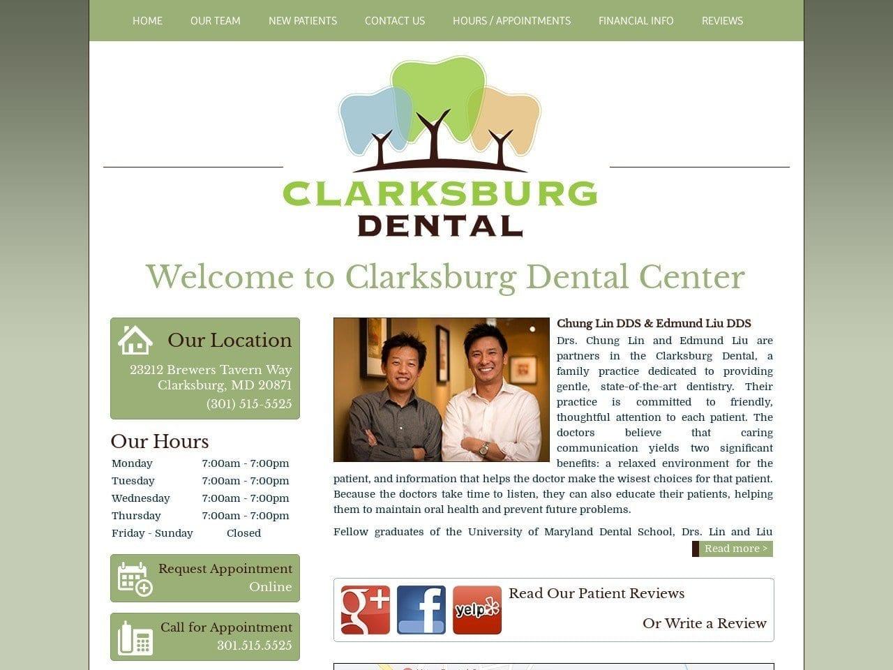 Clarksburg Dental Md screenshot