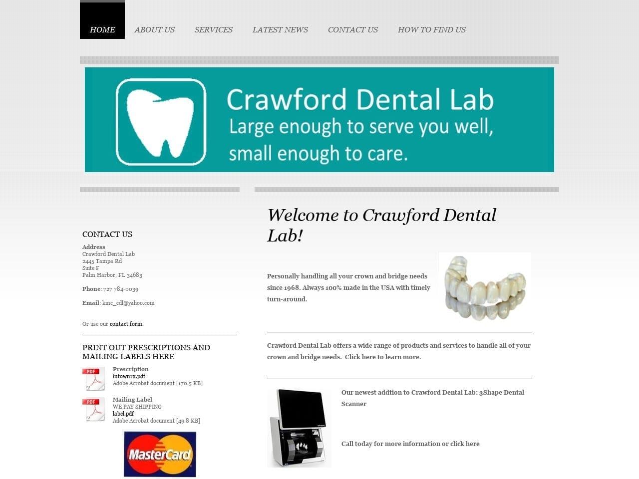 Crawford Dental Lab screenshot