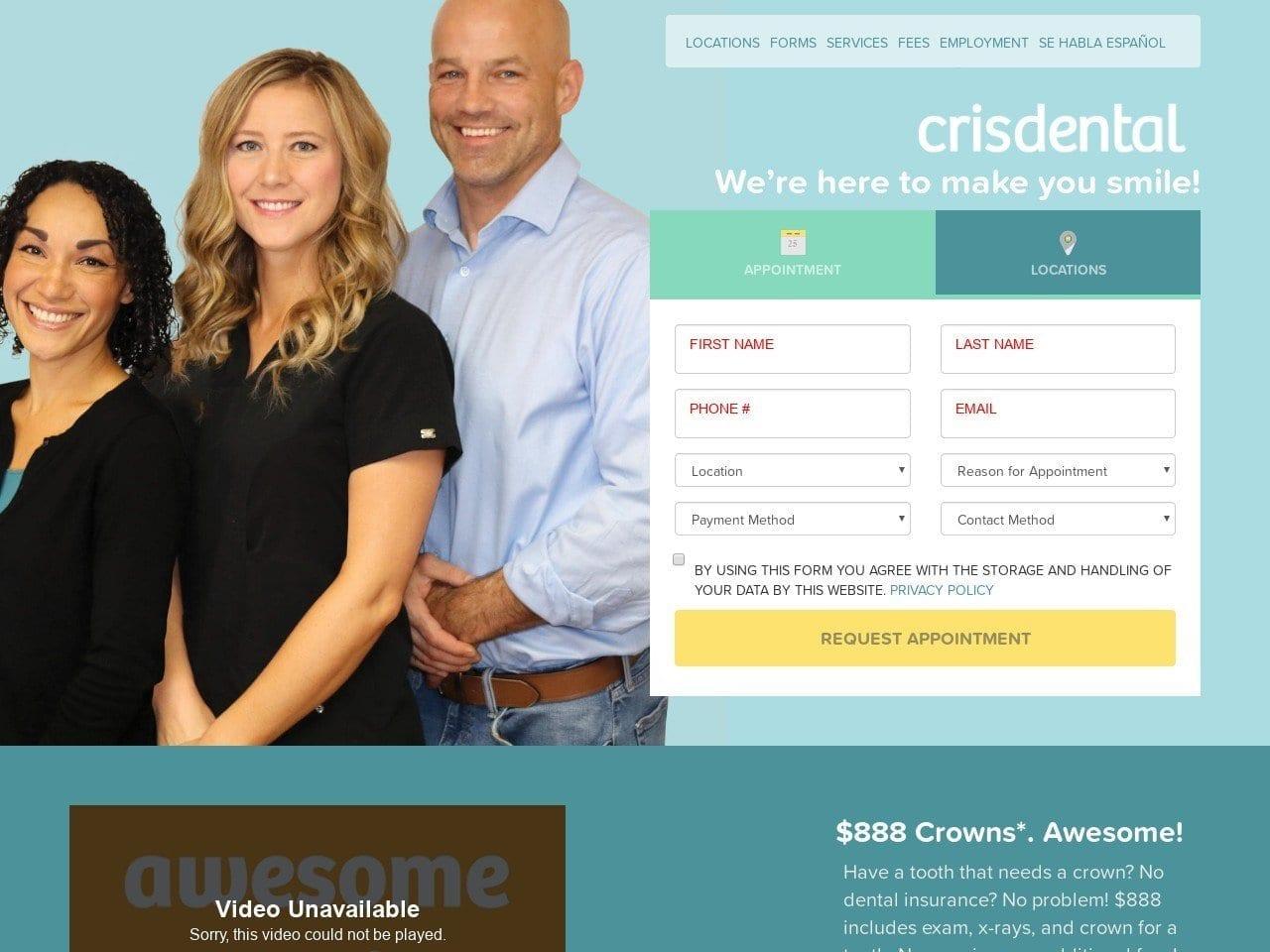Crisdental screenshot