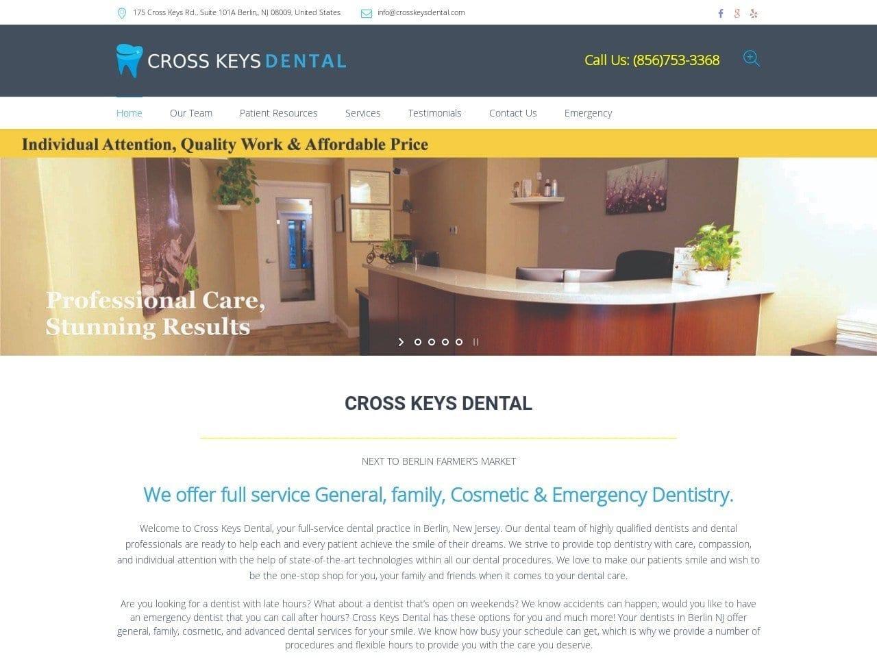 Cross Keys Dental screenshot