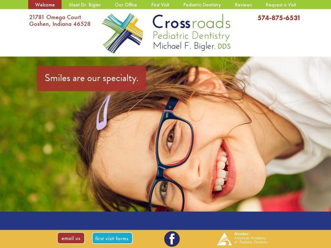 Crossroads Pediatric Dentist screenshot