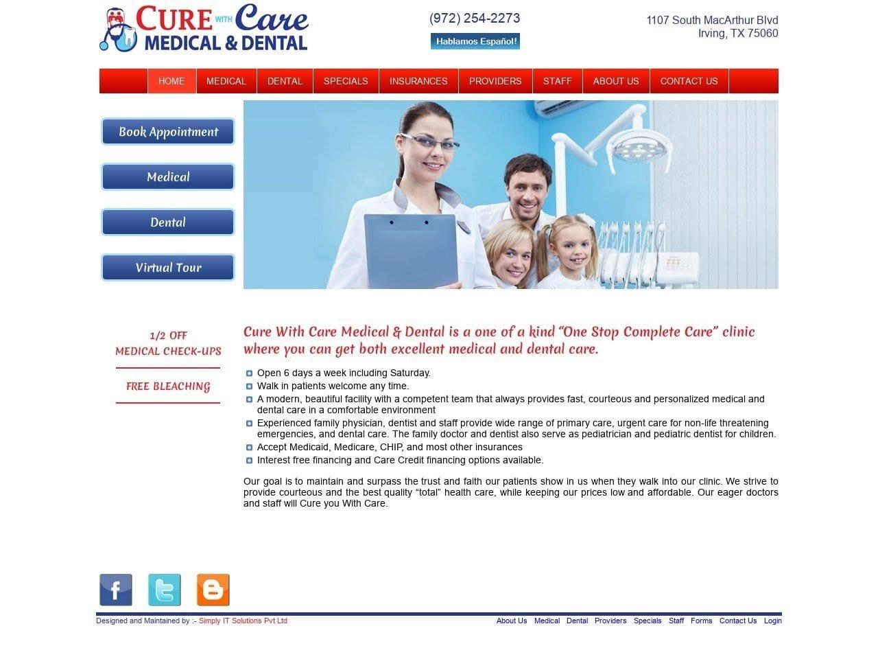 Cure With Care Medical & Dental screenshot