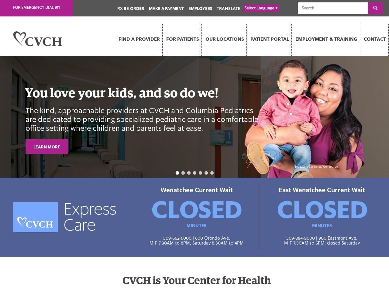 Columbia Valley Community Health screenshot