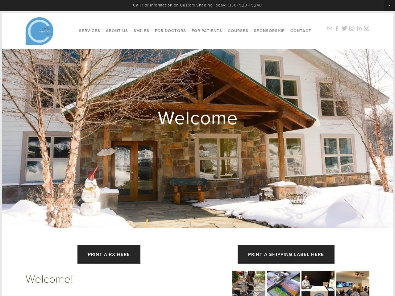 Dental Ceramics Inc. screenshot