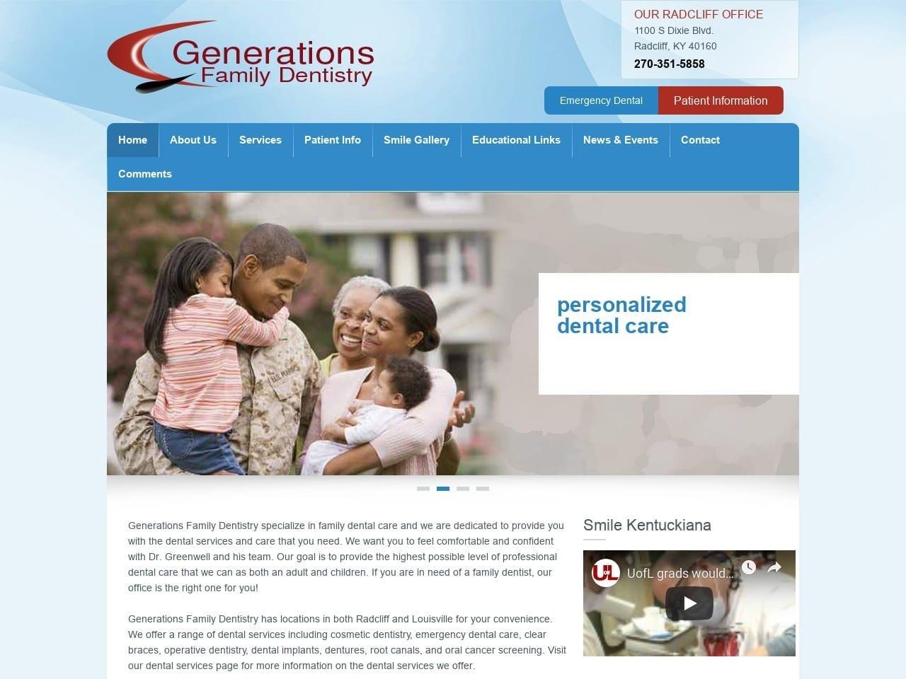 Generations Family Dentist screenshot