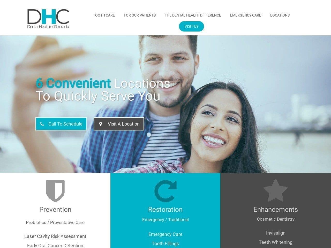 Colorado Dental Health Center screenshot