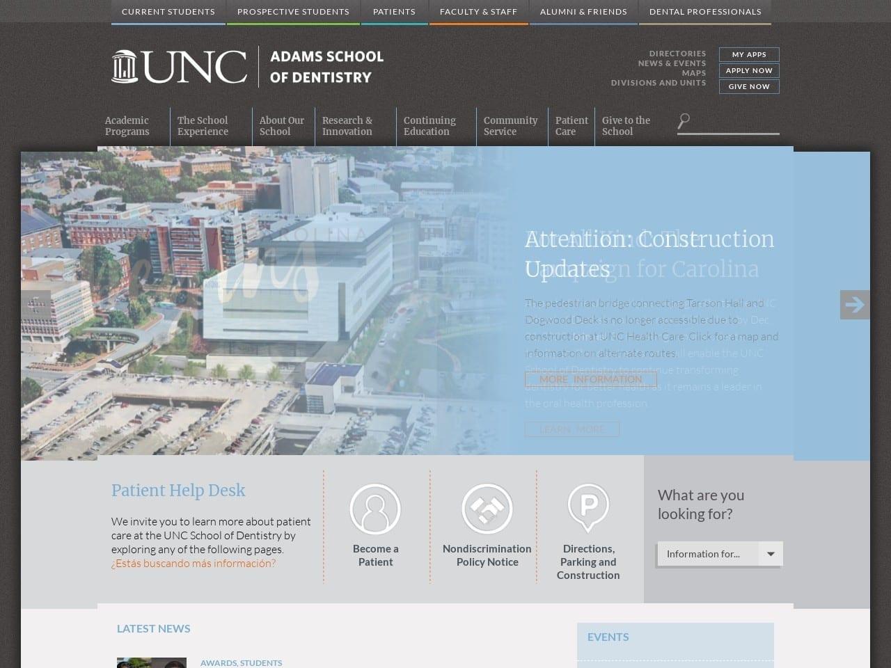 Unc School Of Dentist screenshot