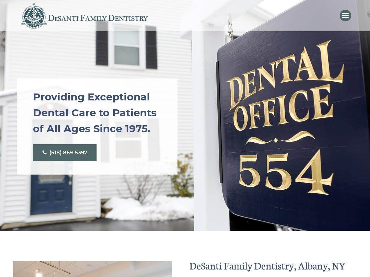 Desanti Family Dentistry screenshot