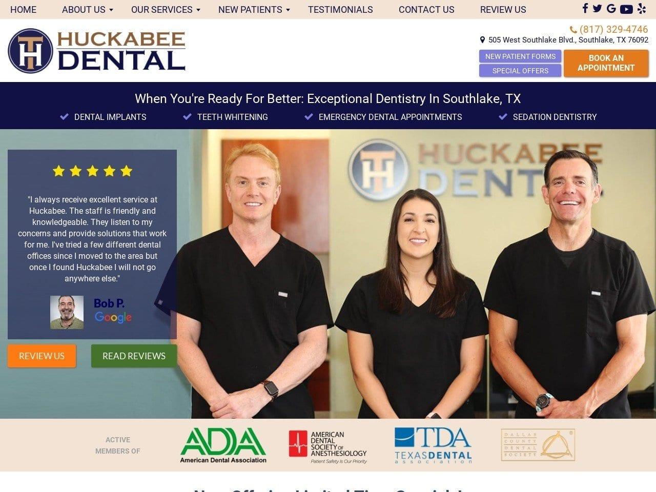 Huckabee Dental screenshot